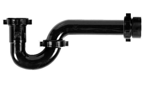 1.5" ABS P-Trap with Threaded Adapter