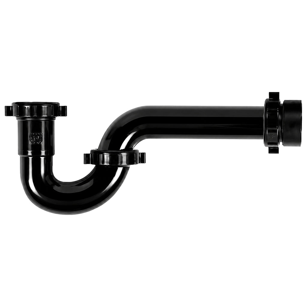 1.5" ABS P-Trap with Threaded Adapter