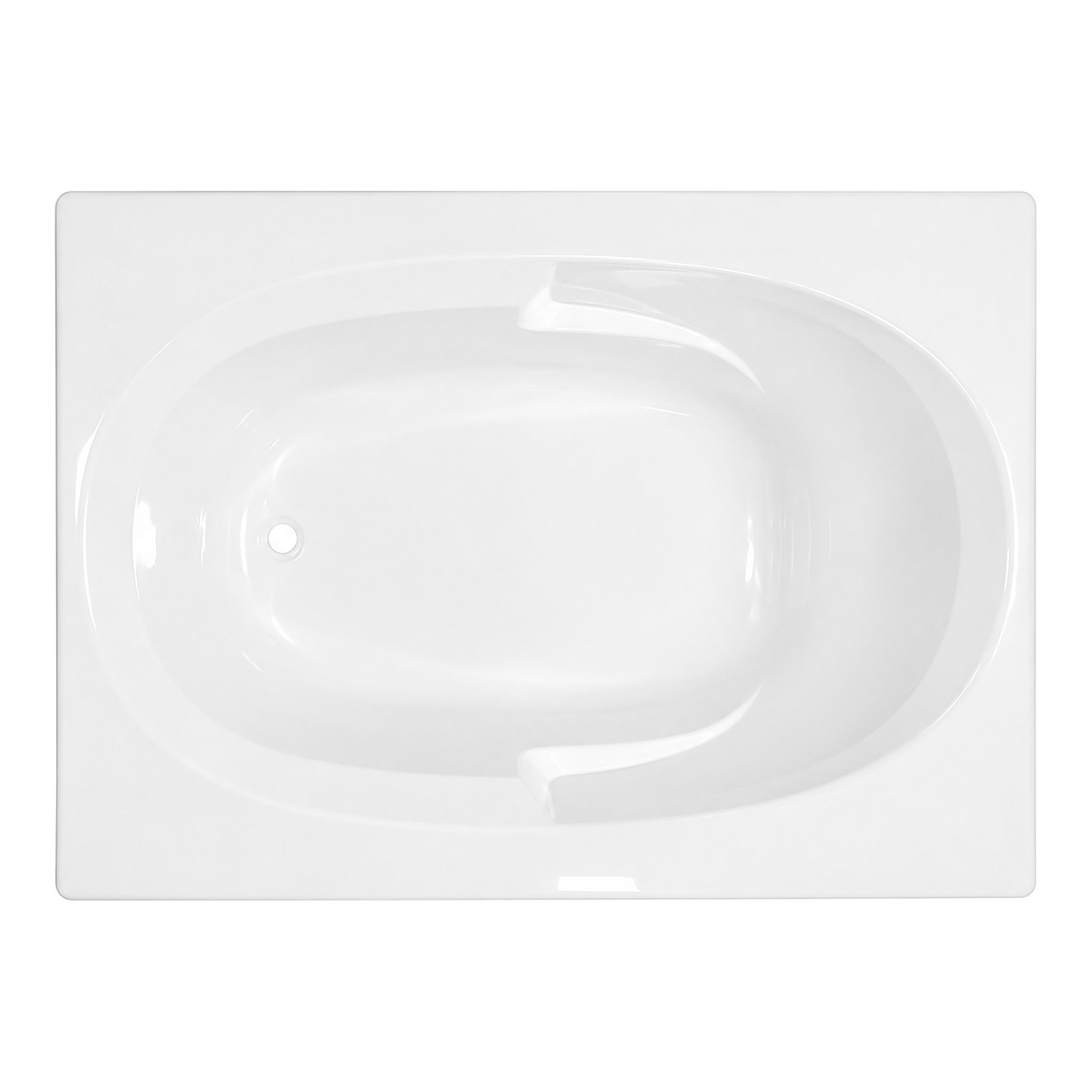 Acrylic Island Drop In Garden Tub