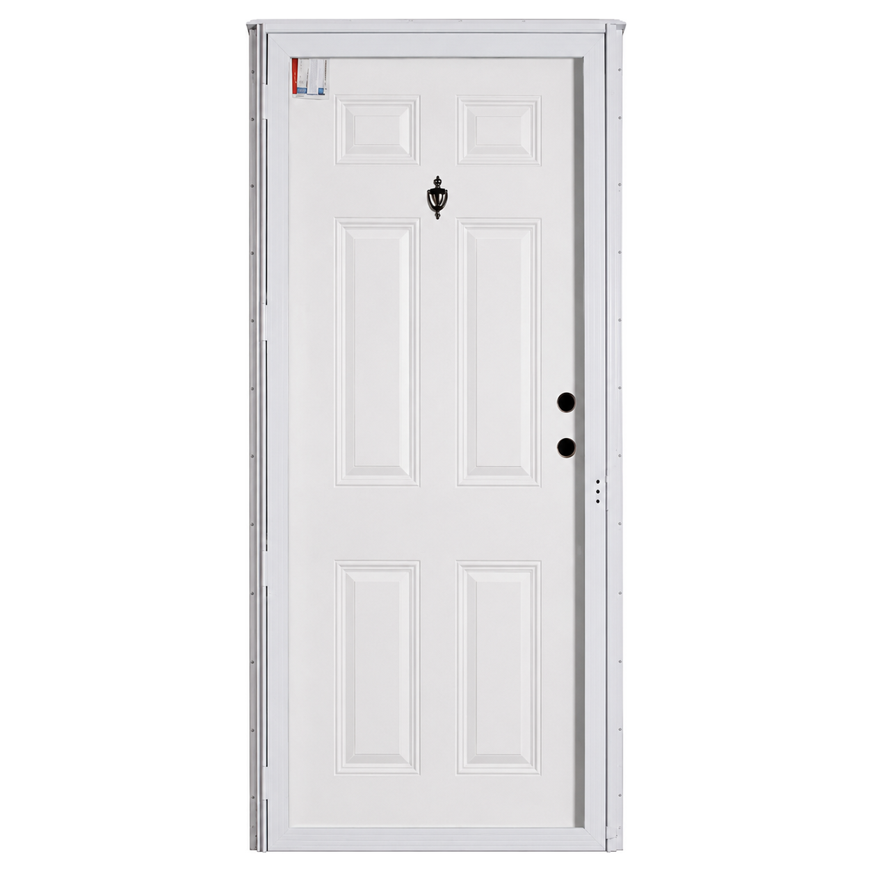 6 Panel With Knocker And Viewer Combo Door 9,000 Series