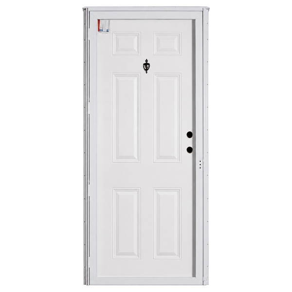 6 Panel With Knocker And Viewer Combo Door 9,000 Series