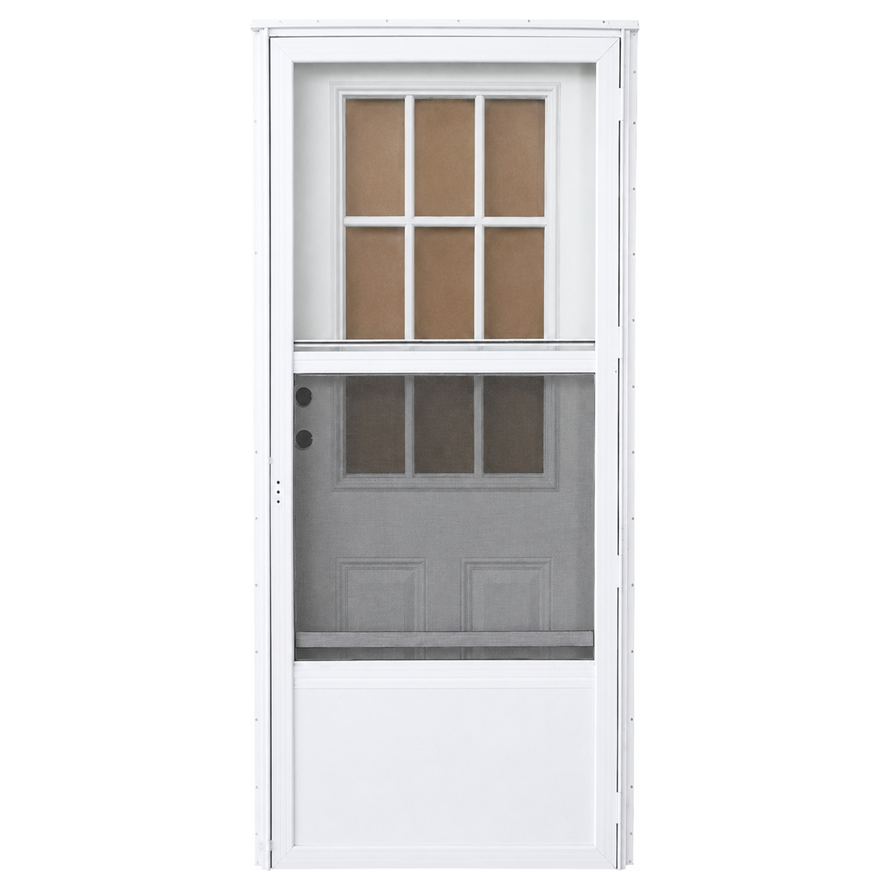 Cottage 2-Panel Combo Steel Door 9000 Series