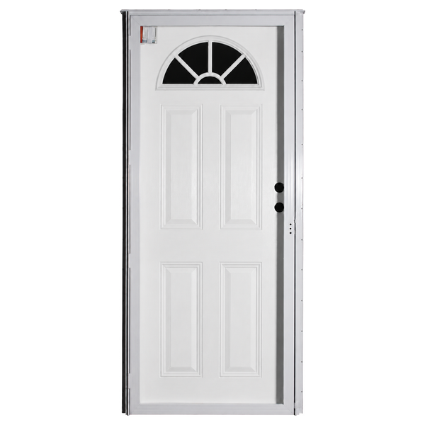 Fan Light 4-Panel Combo Steel Door 9000 Series