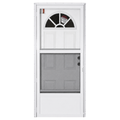 Fan Light 4-Panel Combo Steel Door 9000 Series