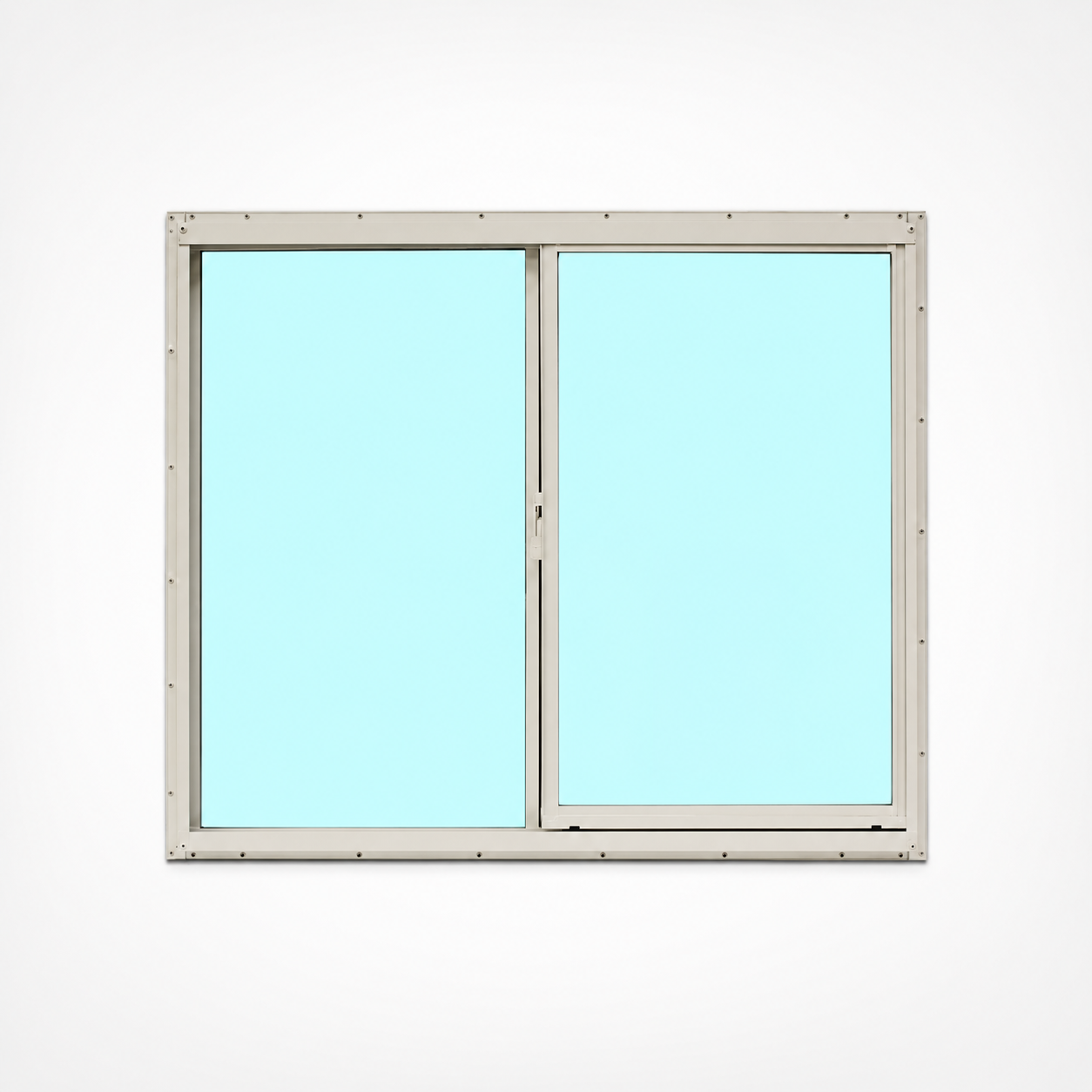Aluminum Horizontal Lap Siding Window White