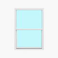 Aluminum Flush Mount Window White
