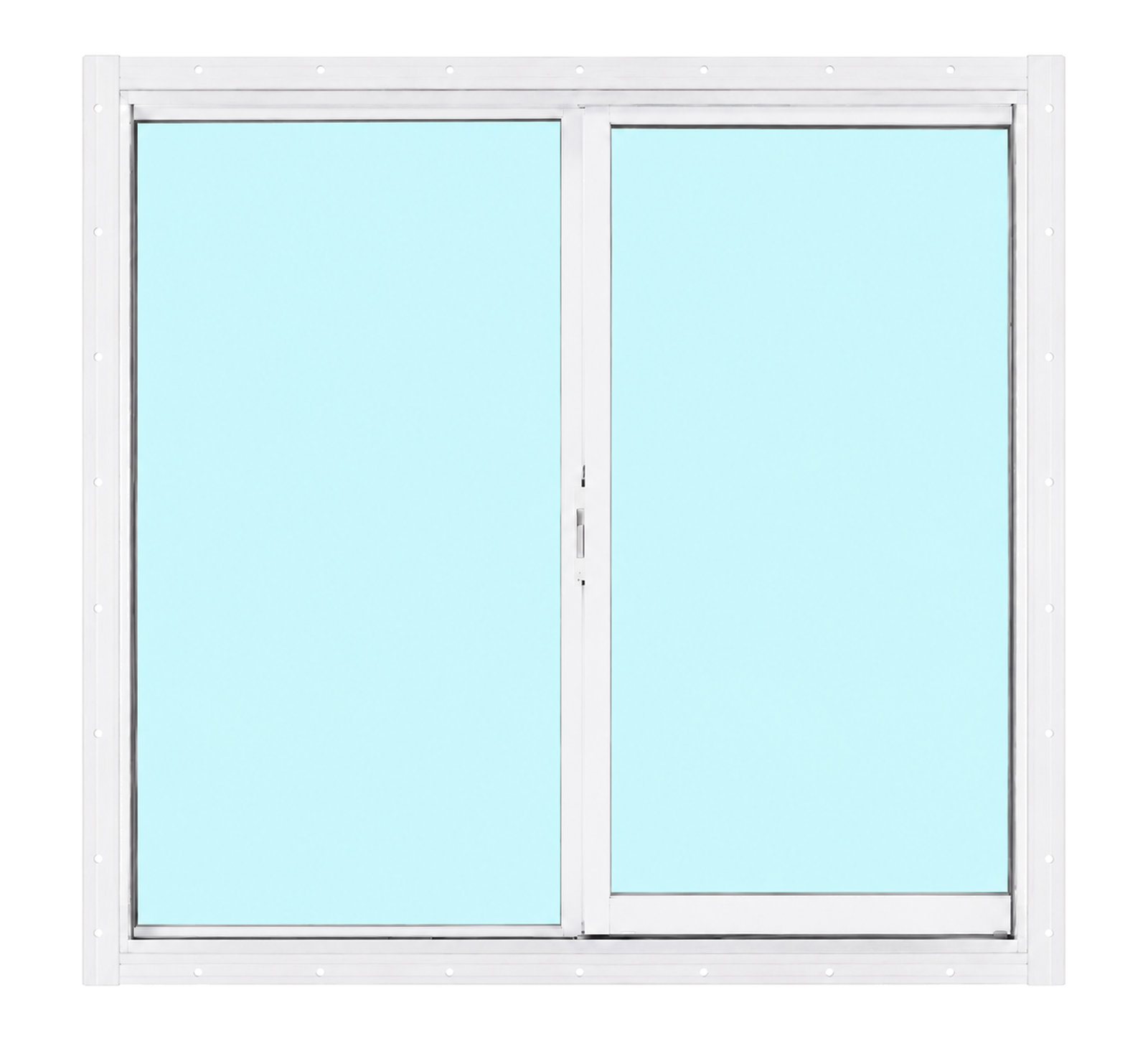 Aluminum Horizontal Lap Siding Window White