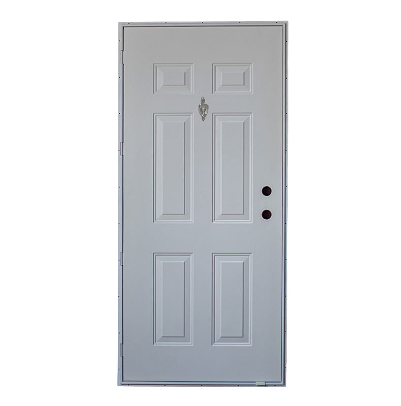 Lifestyle 6-Panel Outswing Door W/Deadbolt Hole