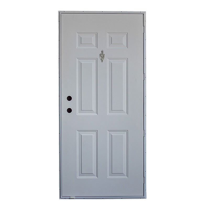 Lifestyle 6-Panel Outswing Door W/Deadbolt Hole