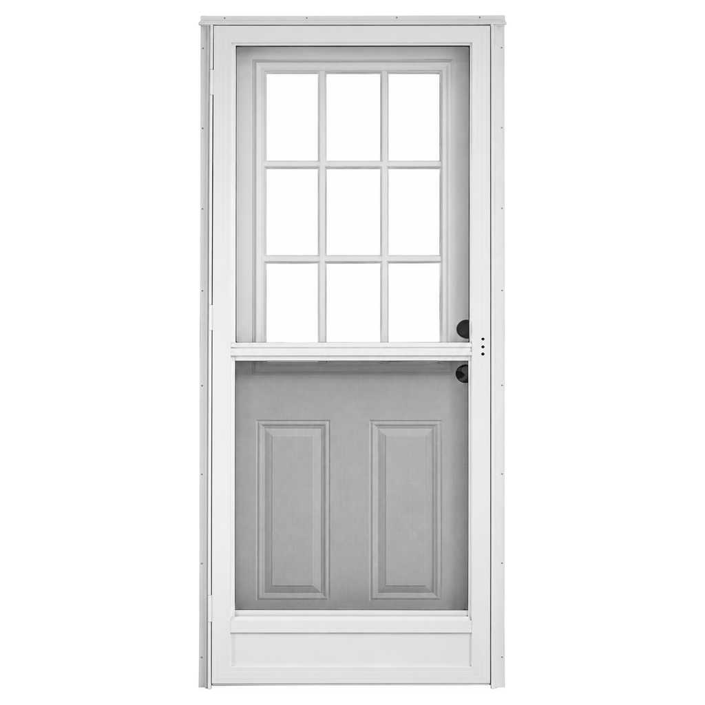 Lifestyle 9-Lite Combo Door Standard Storm Door