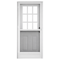 Lifestyle 9-Lite Combo Door Standard Storm Door