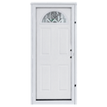 Lifestyle Decorative Sunburst Combo Door All Glass Storm Door