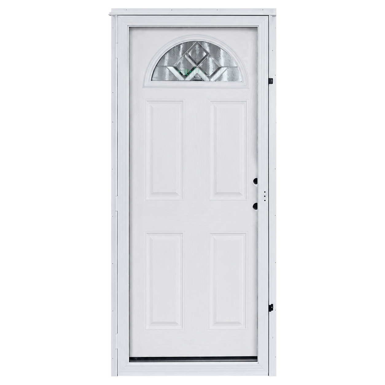 Lifestyle Decorative Sunburst Combo Door All Glass Storm Door