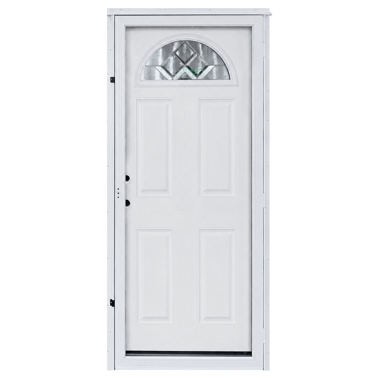 Lifestyle Decorative Sunburst Combo Door All Glass Storm Door