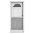 Lifestyle Decorative Sunburst Combo Door Standard Storm Door