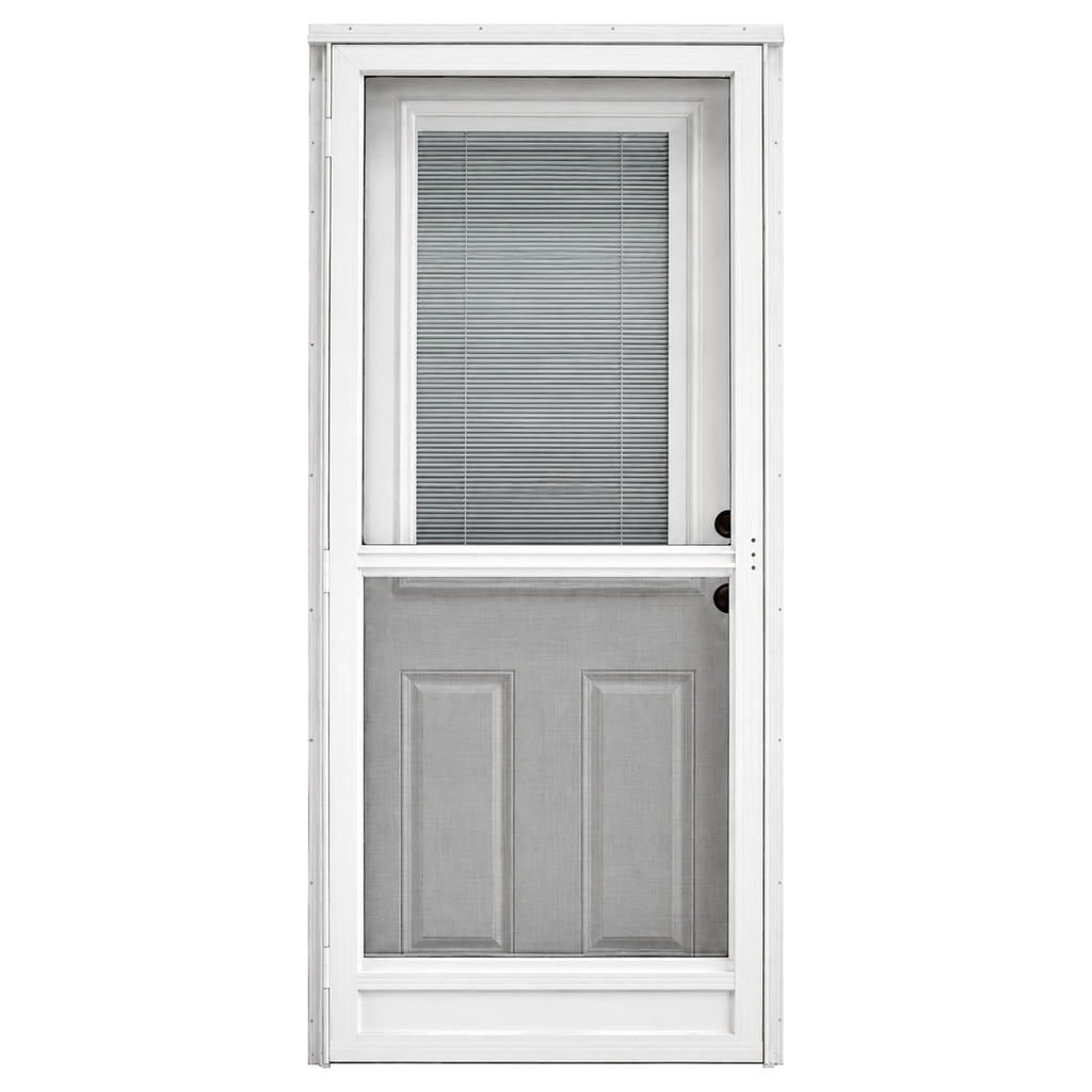 Lifestyle Mini Blind Combo Door Standard Storm Door