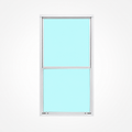 Self-Storing Storm Window
