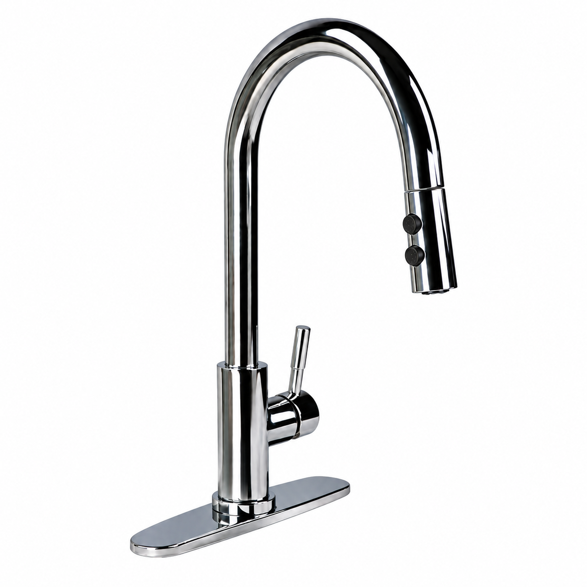 Single Hole Pull Down Kitchen Faucet