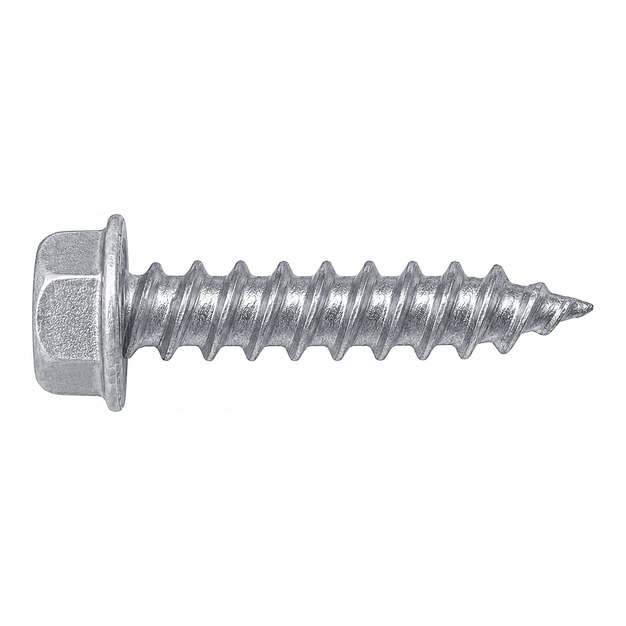Hex Screw Zinc, #8x1"