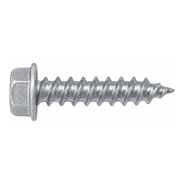 Hex Screw Zinc, #8x1"