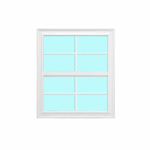Vinyl Windows with Grids