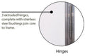 Blank Out Swing Door