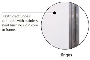 Blank Out Swing Door