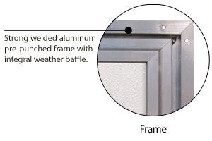 Diamond Out Swing Door