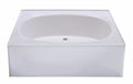 Fiberglass Garden Tub With and Without Step