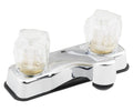 Two-Handle Lavatory with Jewelite Crystal Handles