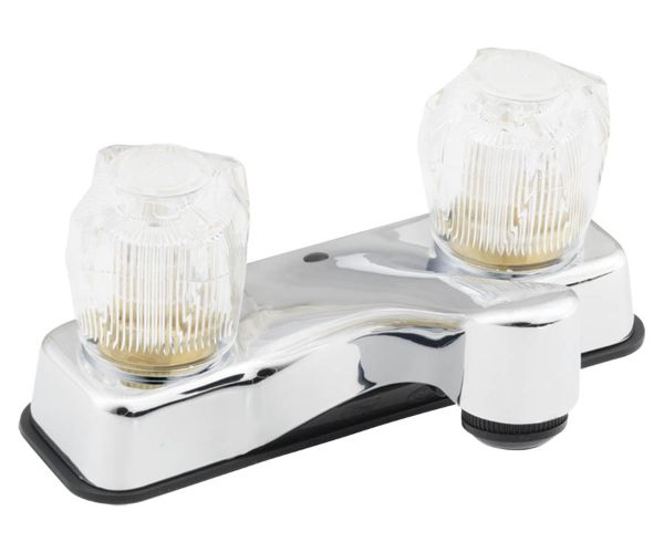 Two-Handle Lavatory with Jewelite Crystal Handles