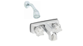 4" 2-Handle Wall-Mount Diverter