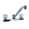 8" Two Handle Kitchen Faucet Brass