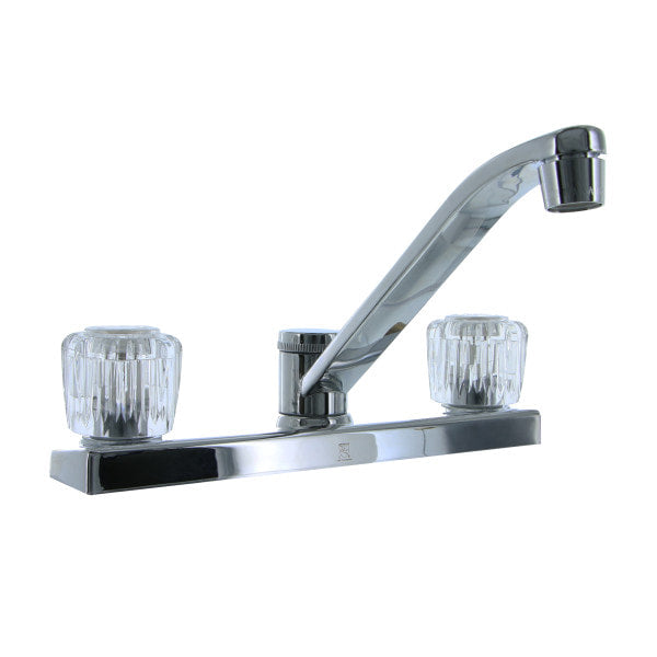 8" Two Handle Kitchen Faucet Brass