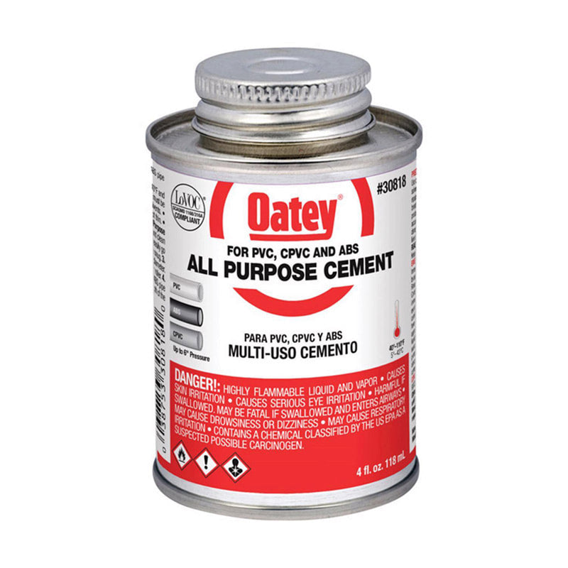 Oatey All Purpose Cement and Purple Primer
