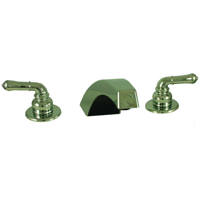 Garden Tub Filler High Arc Spout with Tea Pot Handles