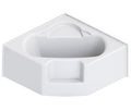 Fiberglass Corner Tub