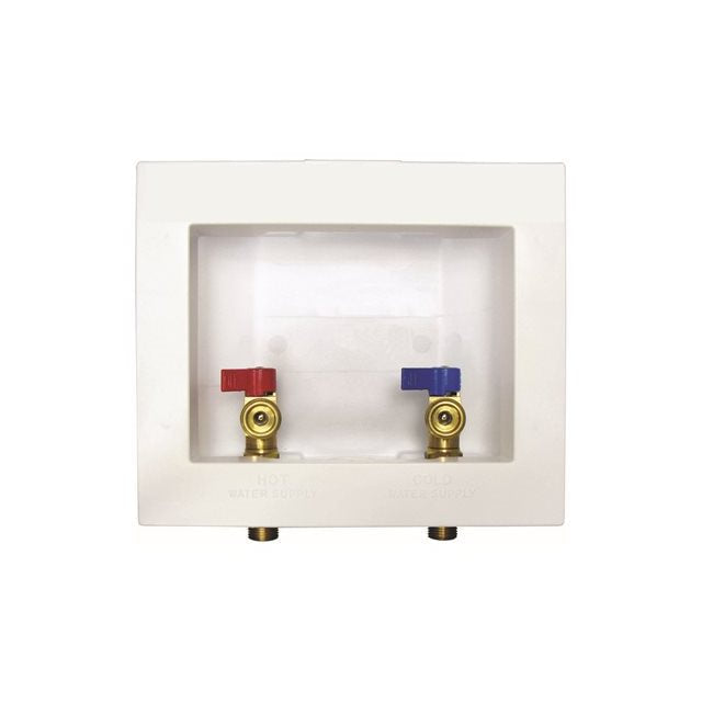 Washer Outlet Box with Valves