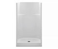 2 Piece Fiberglass Shower Pan and Surround