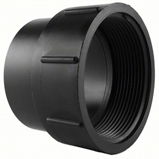 ABS Cleanout Adapter and Plug