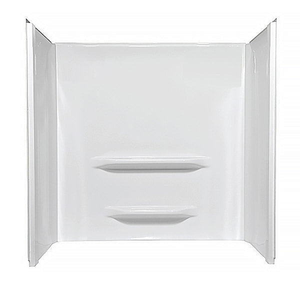 Acrylic Shower Surround for Shower Pans with 1 Side Seat