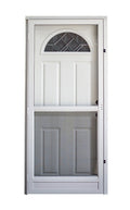 Lifestyle Decorative Sunburst Combo Door Standard Storm Door
