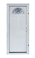 Lifestyle Decorative Sunburst Combo Door All Glass Storm Door