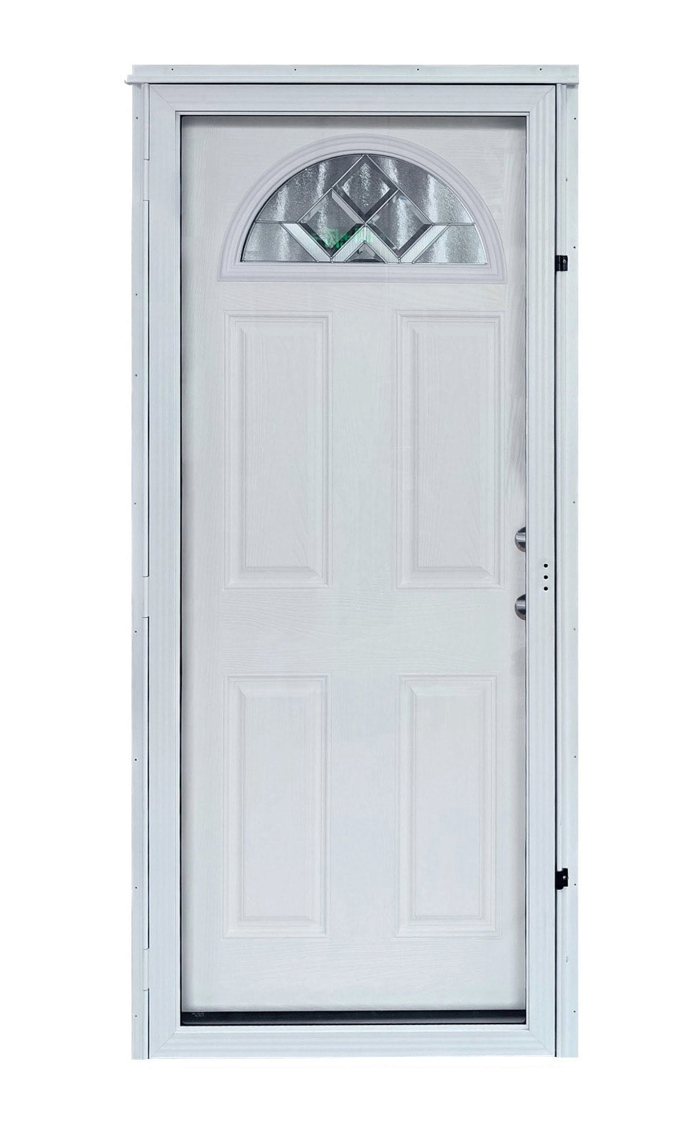 Lifestyle Decorative Sunburst Combo Door All Glass Storm Door