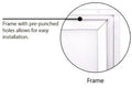 6 Panel Out Swing Door with Knocker and Viewer